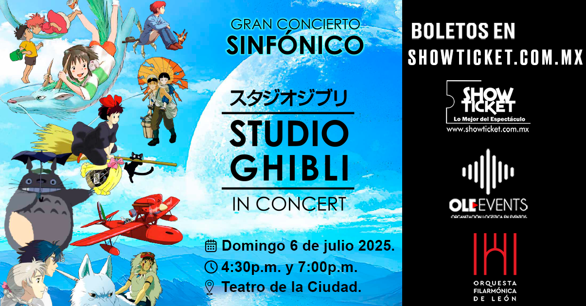 STUDIO GHIBLI CONCIERTO SINFÓNICO IRAPUATO 2025