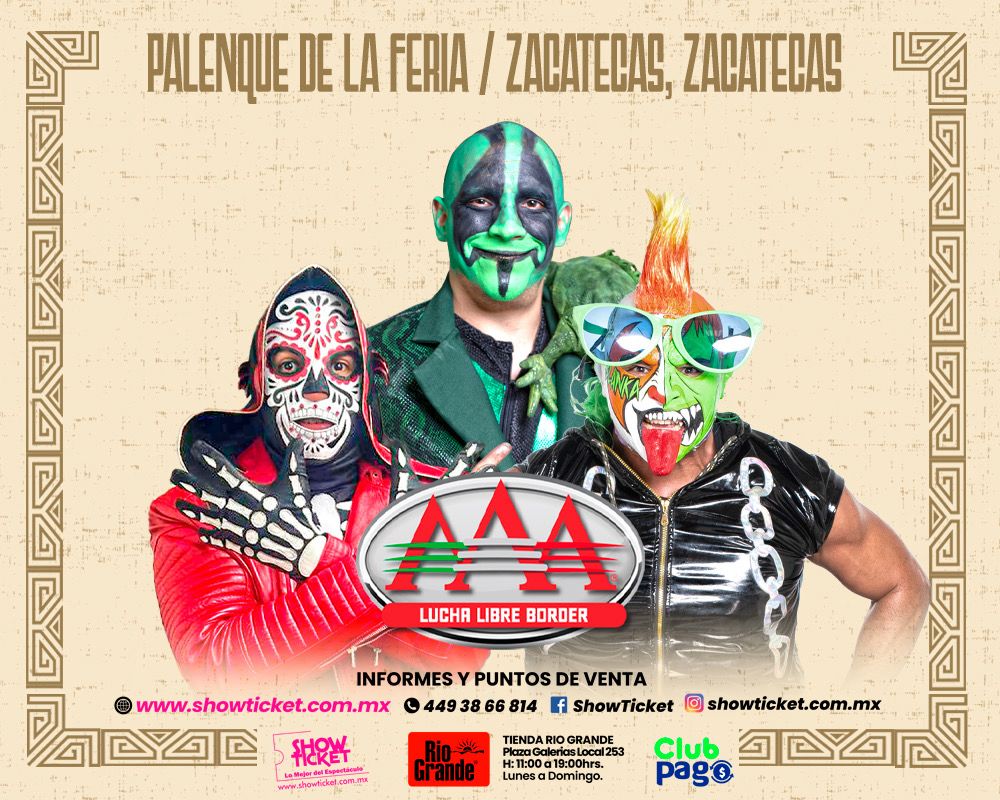 LUCHA LIBRE AAA EN ZACATECAS 2026