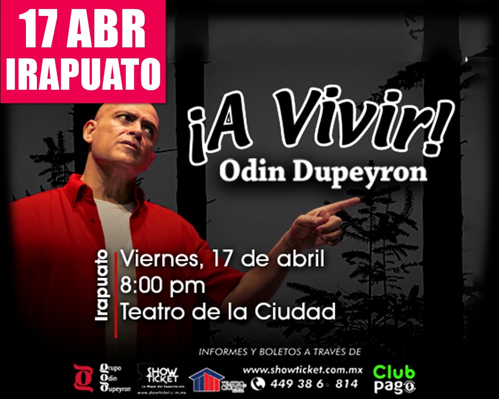 ¡A VIVIR! DE ODIN DUPEYRON IRAPUATO 2026
