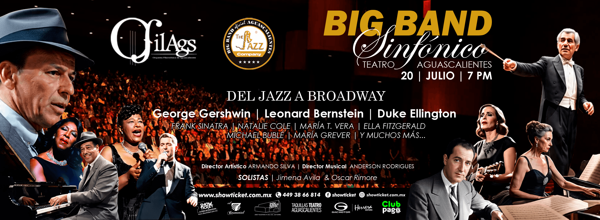 ORQUESTA FILARMÓNICA DE AGUASCALIENTES & BIG BAND OFICIAL AGUASCALIENTES: