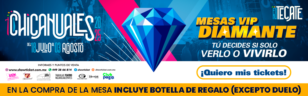 MESAS DIAMANTE VIP - TEATRO DEL PUEBLO / FORO TECATE