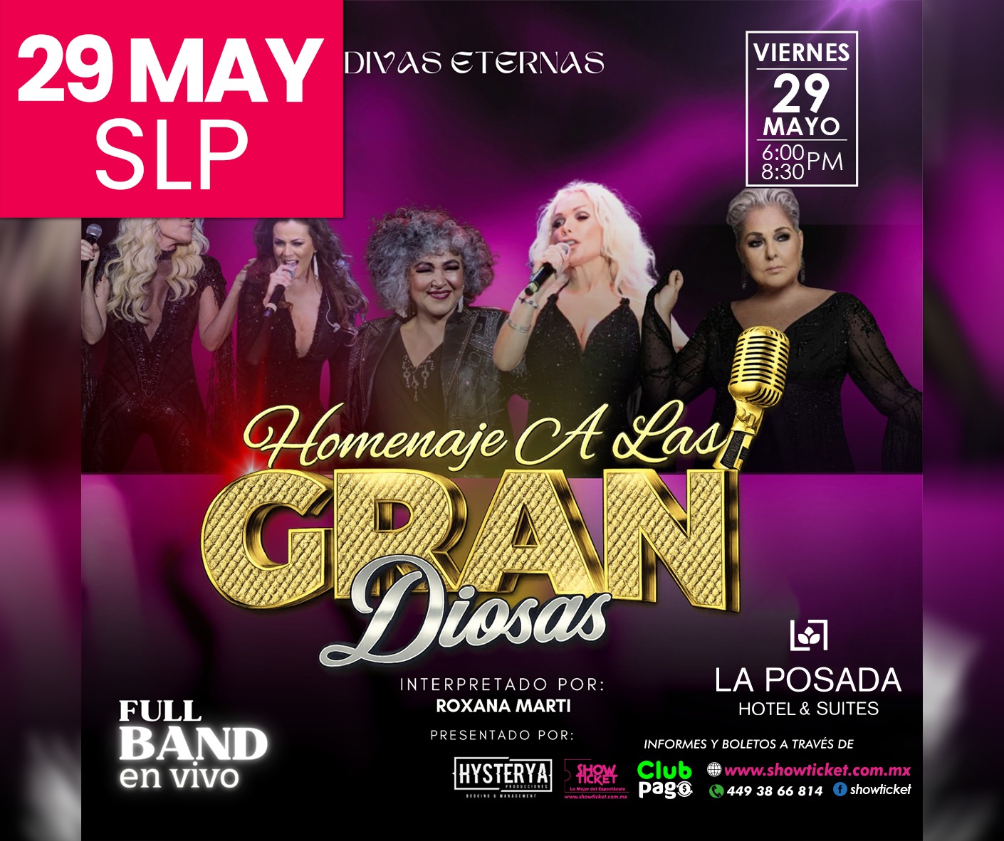 HOMENAJE A LAS GRANDIOSAS - SAN LUIS POTOSÍ 2026