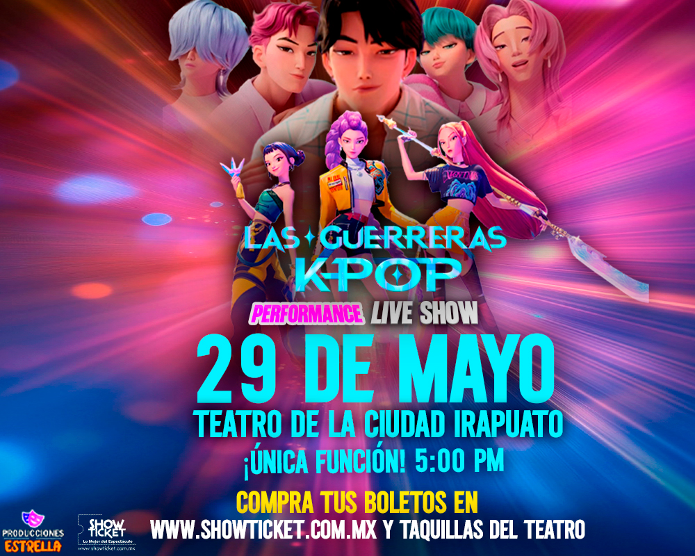 LAS GUERRERAS K-POP - EL ESPECTテ,ULO EN VIVO (TRIBUTO) EN IRAPUATO 2026