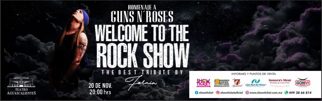 Welcome to The Rock Show homenaje Guns N Roses