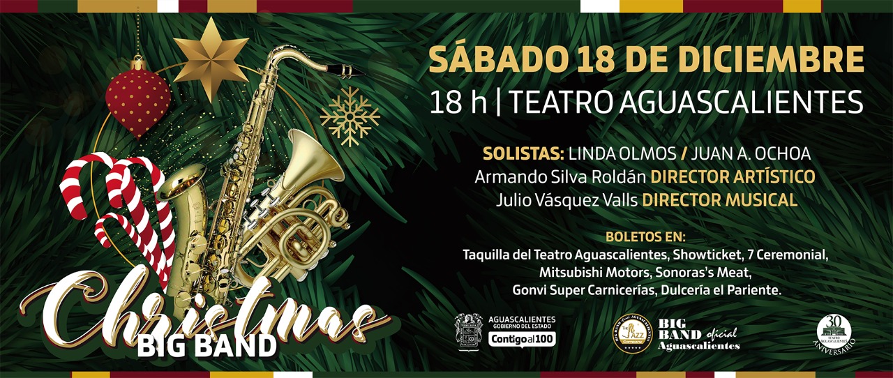 Big Band Oficial Aguascalientes en Christmas BIG BAND