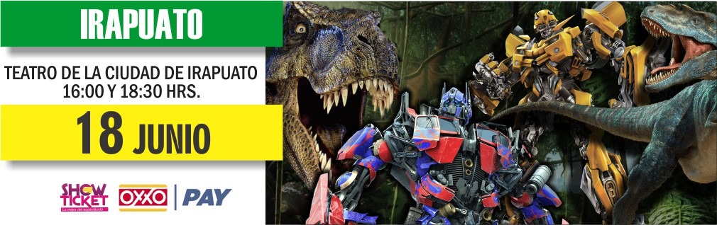 DINOSAURIOS VS ROBOTS IRAPUATO