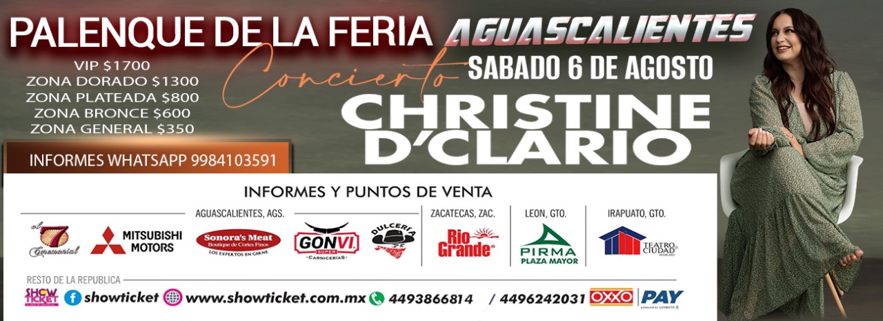 CONCIERTO CHRISTINE DCLARIO