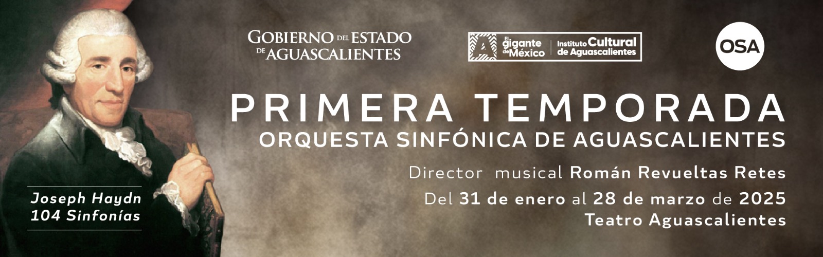 PRIMERA TEMPORADA DE CONCIERTOS DE LA O.S.A 2025