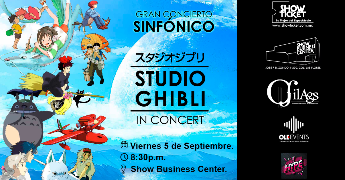 STUDIO GHIBLI CONCIERTO SINFÓNICO AGUASCALIENTES 2025