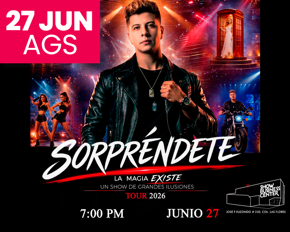 SORPRÉNDETE - La Magia Existe de Chris Abraham en Aguascalientes 2026