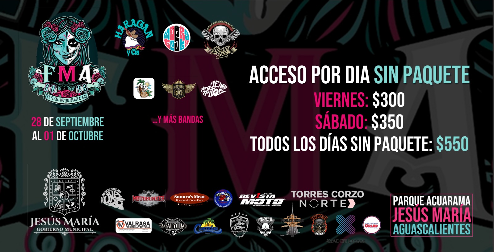 FESTIVAL MOTOCICLISTA AGUASCALIENTES 2023